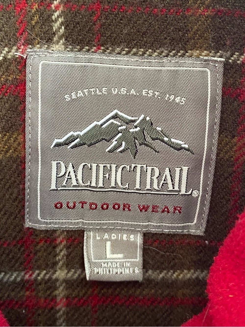 Ladies Pacific Trail red barn coat chore jacket fall winter layering utility L - Picture 3 of 9